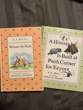 Winnie-the-Pooh Hardcover Book - A. A. Milne (Orange Cover)